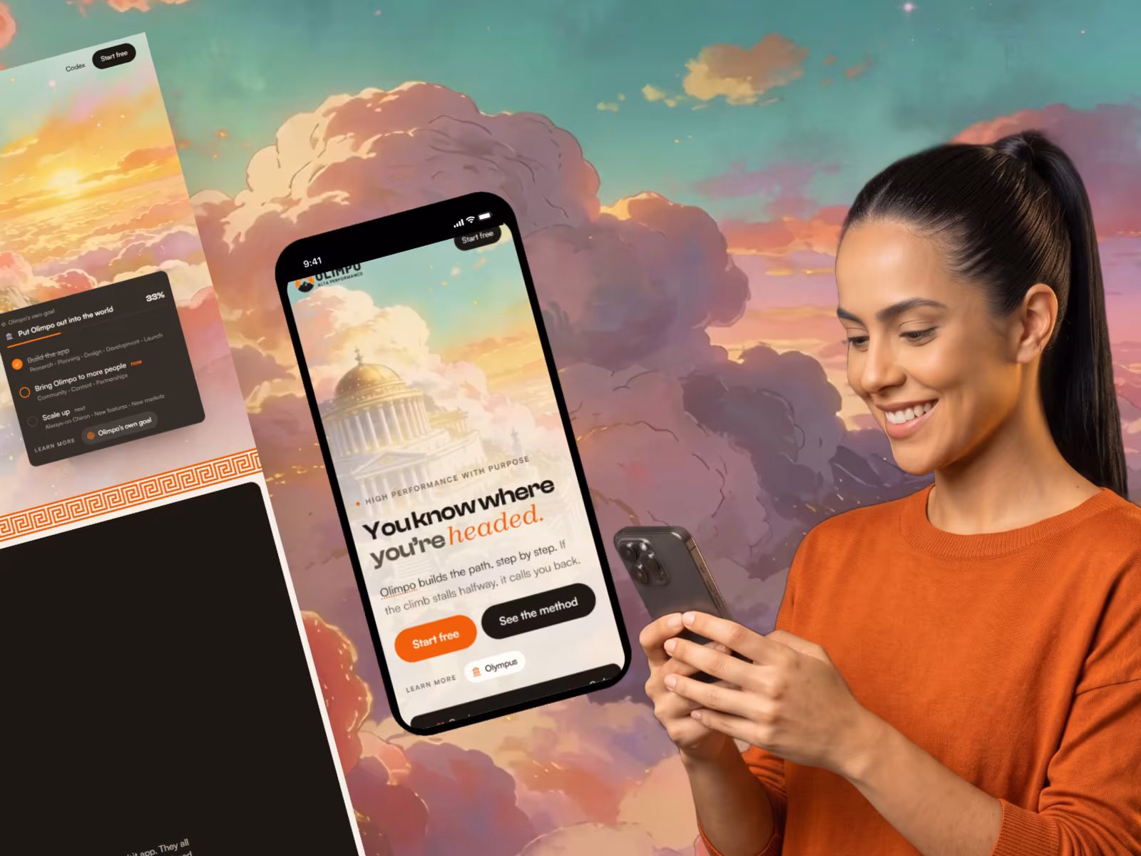Olimpo Landing Page